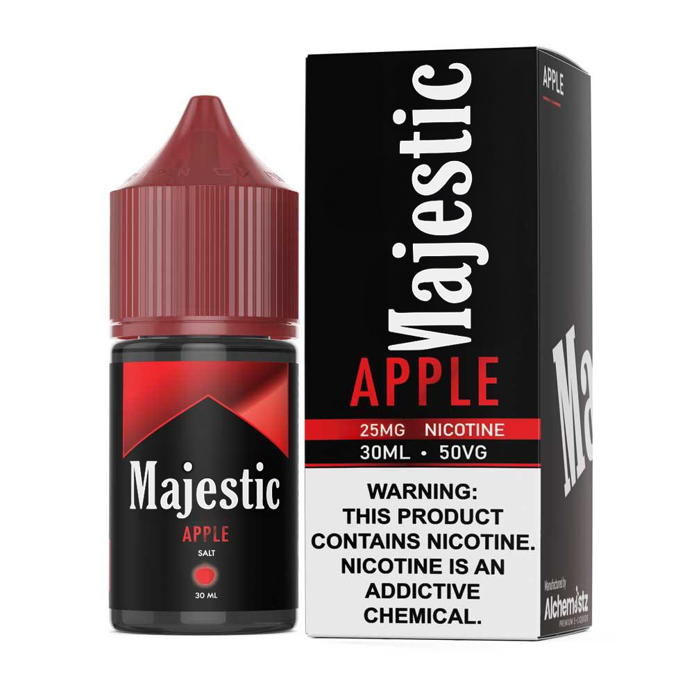 น้ำยาบุหรี่ไฟฟ้า Majestic - Apple - ซอลนิค