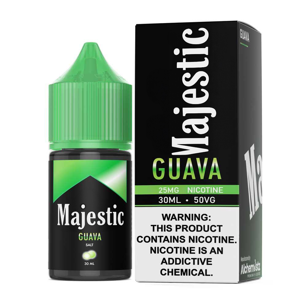 น้ำยาบุหรี่ไฟฟ้า Majestic - Guava - ซอลนิค