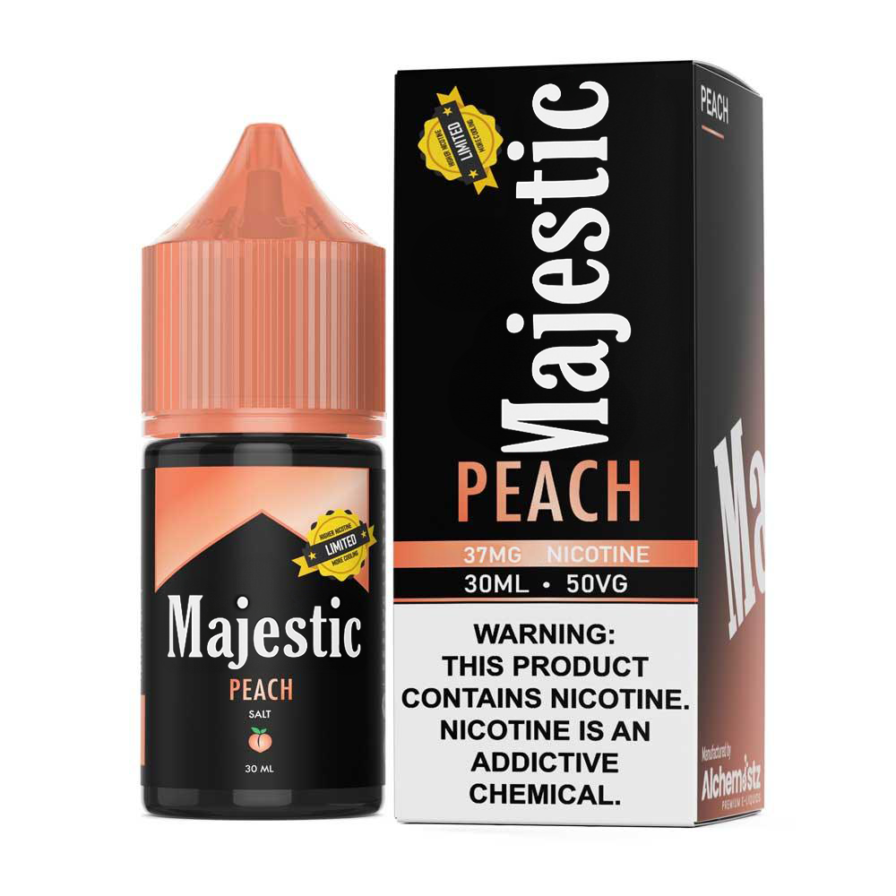 น้ำยาบุหรี่ไฟฟ้า Majestic - Peach - ซอลนิค