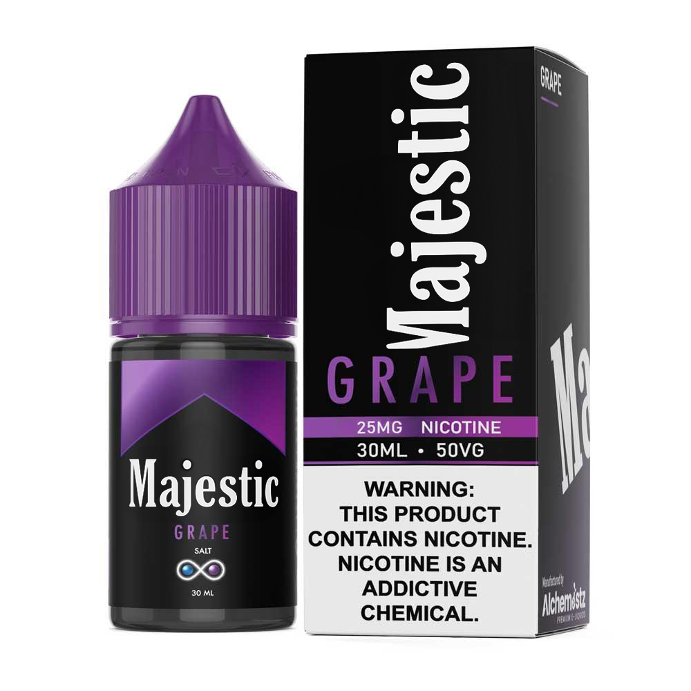 น้ำยาบุหรี่ไฟฟ้า Majestic - Grape - ซอลนิค