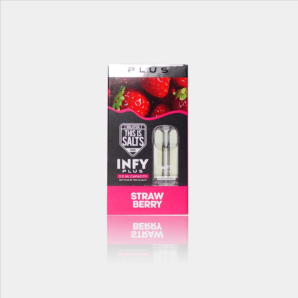 หัวพอต หัวพอต INFY Plus 2.5 ml. - Strawberry – Thai Vape Shop