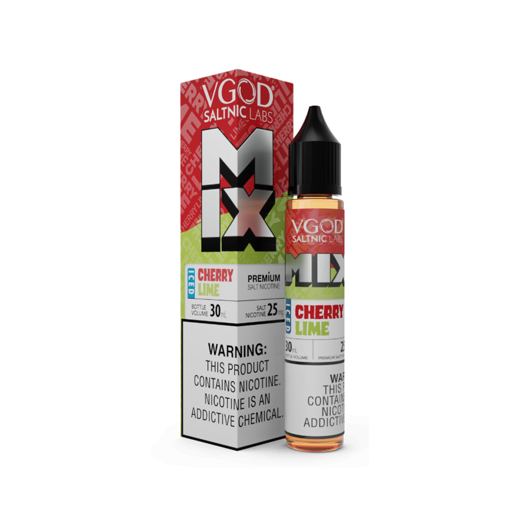 น้ำยาบุหรี่ไฟฟ้า VGOD - Iced Cherry Lime Mix - ซอลนิค